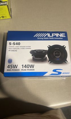 Alpine Speakers Brand NEW!!!