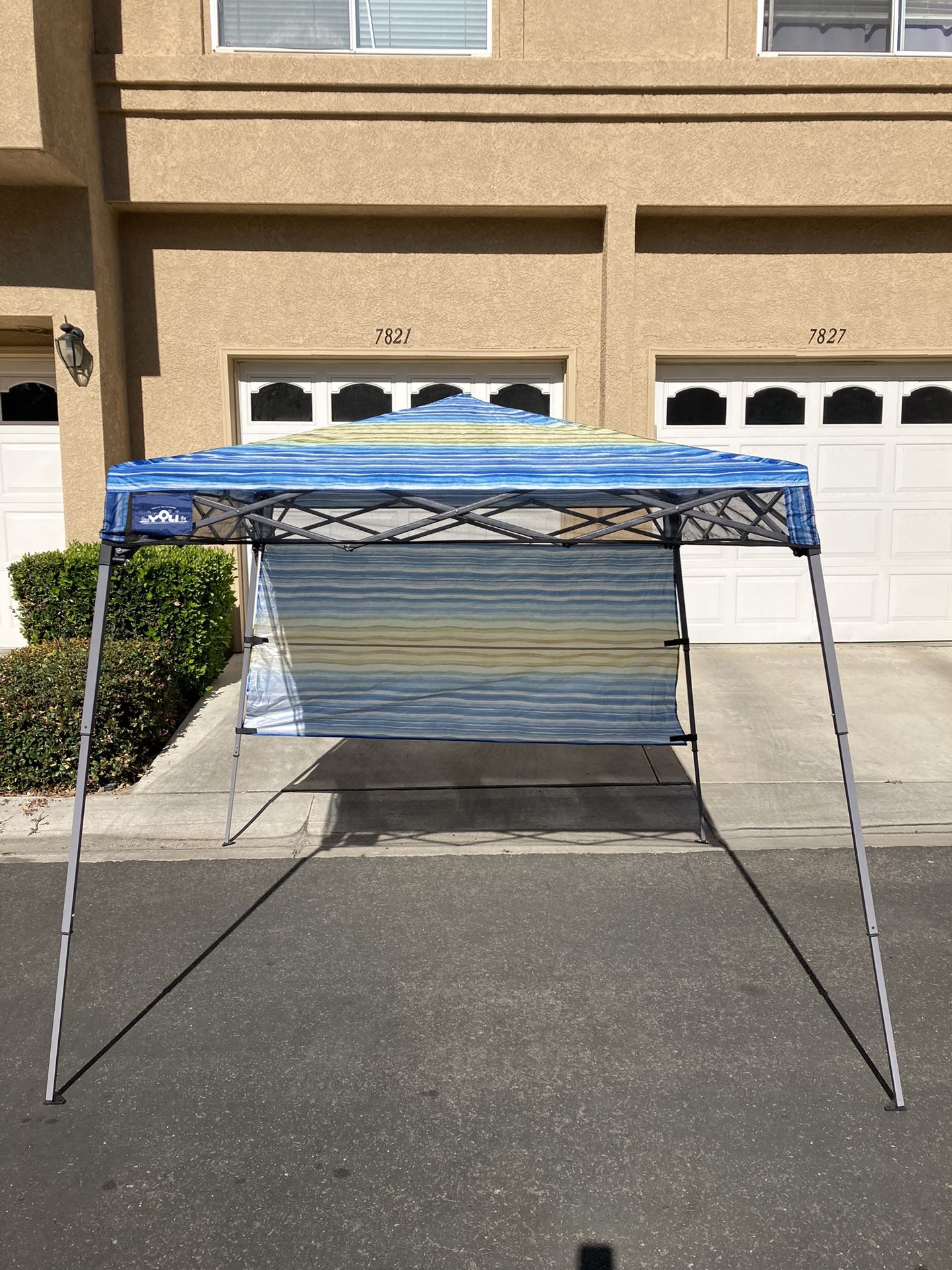 Yoli LiteTrek 36 7' x 7' Slant Leg Instant Canopy with Backpack