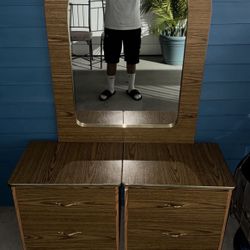 Mirror And Cabinets 