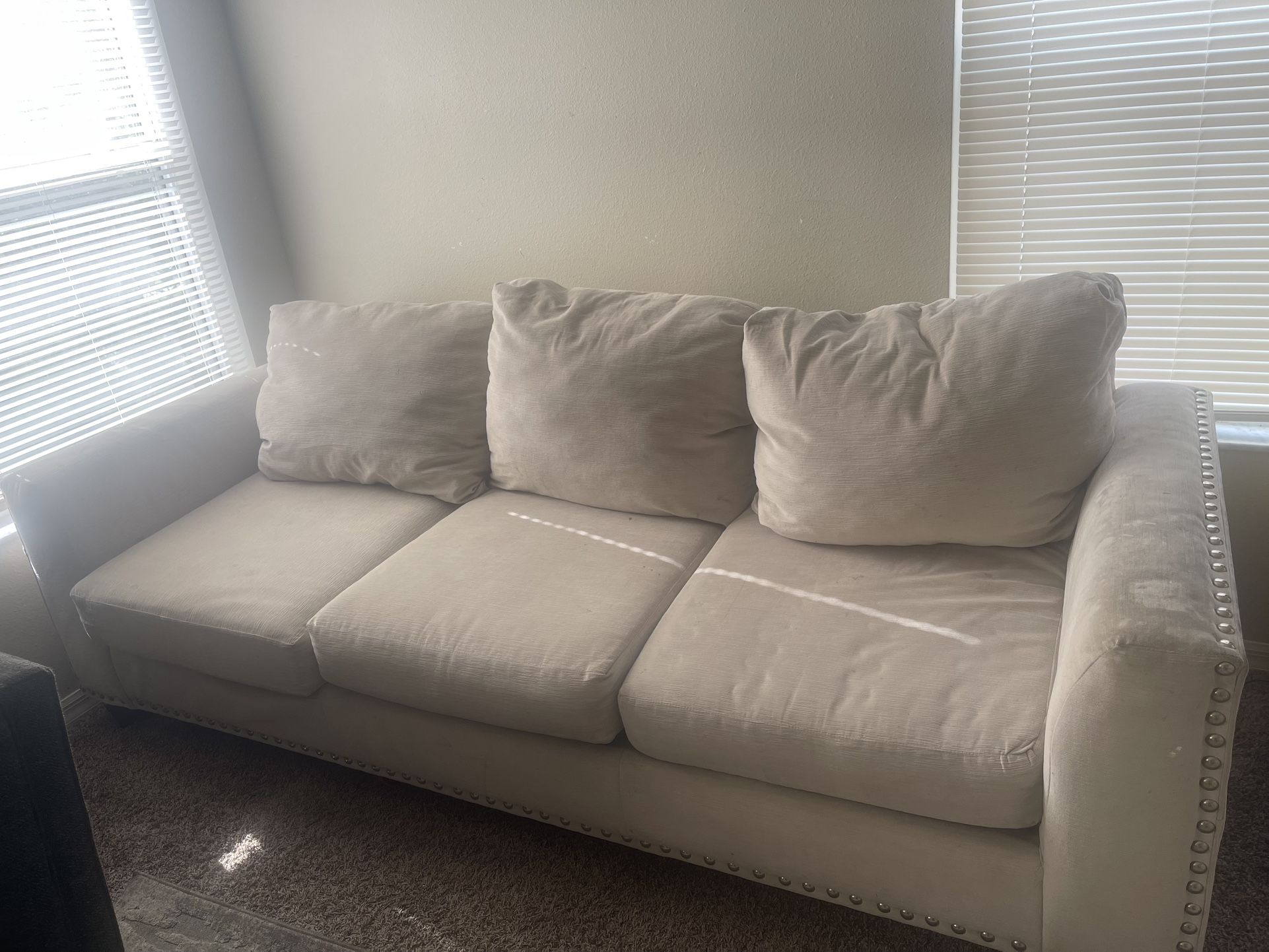 Cream White Sofa
