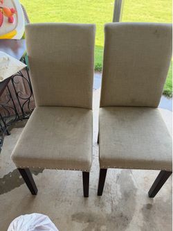 2 kitchen chairs