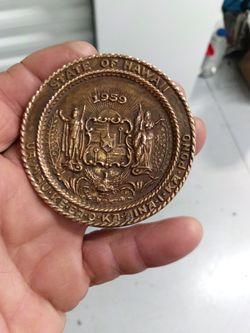 Hawaii commemorative token from 1959