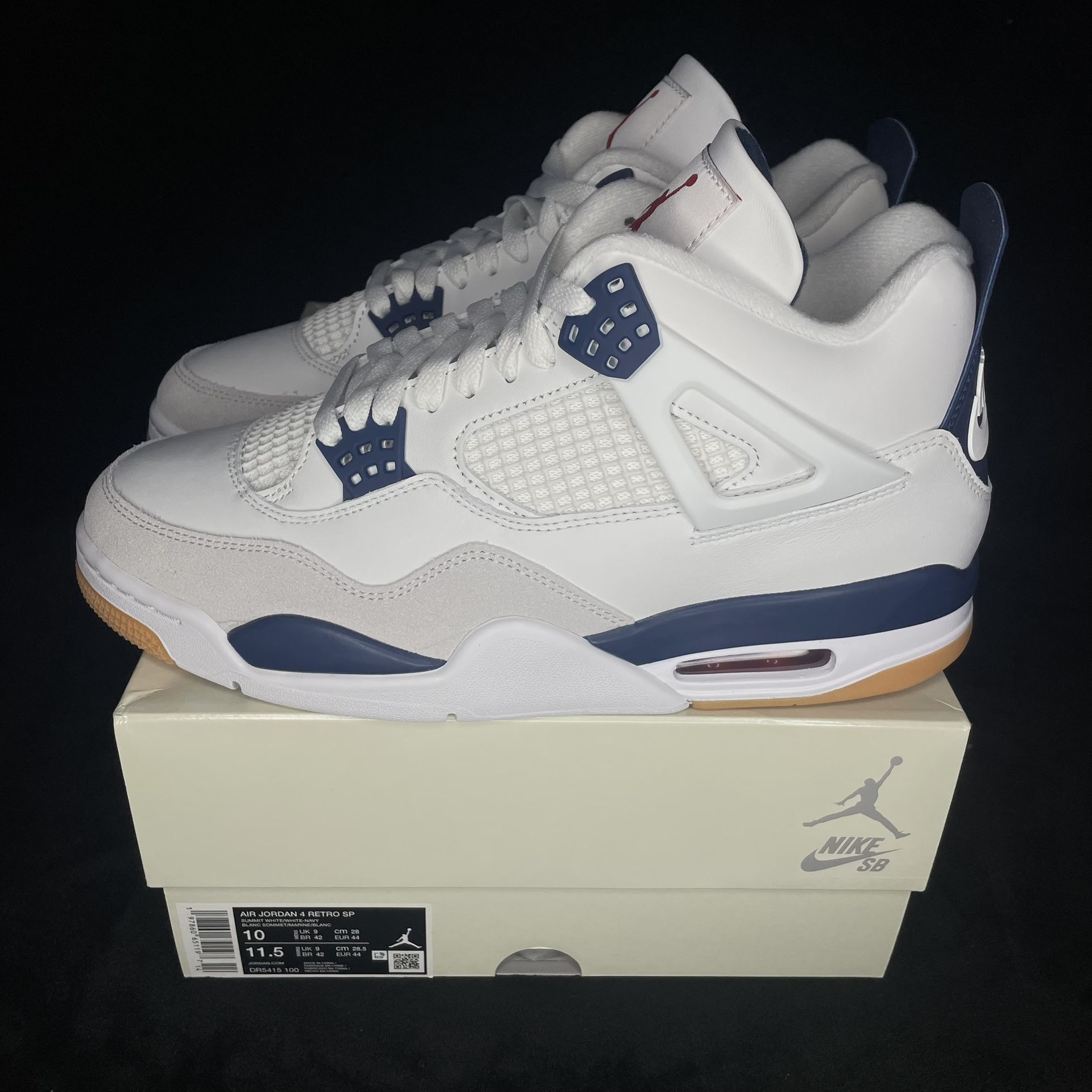 Nike SB Air Jordan 4 Retro SB - Navy - Men’s Size 10 (women’s 11.5)