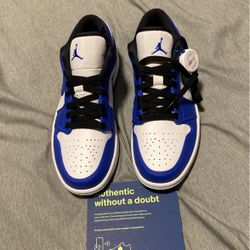 Air Jordan 1 Low Hyper Royal -Black Soze 8