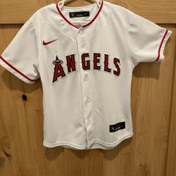 NEW!!! Mike Trout Nike White  Baseball Jersey - Preschool Size Large/7