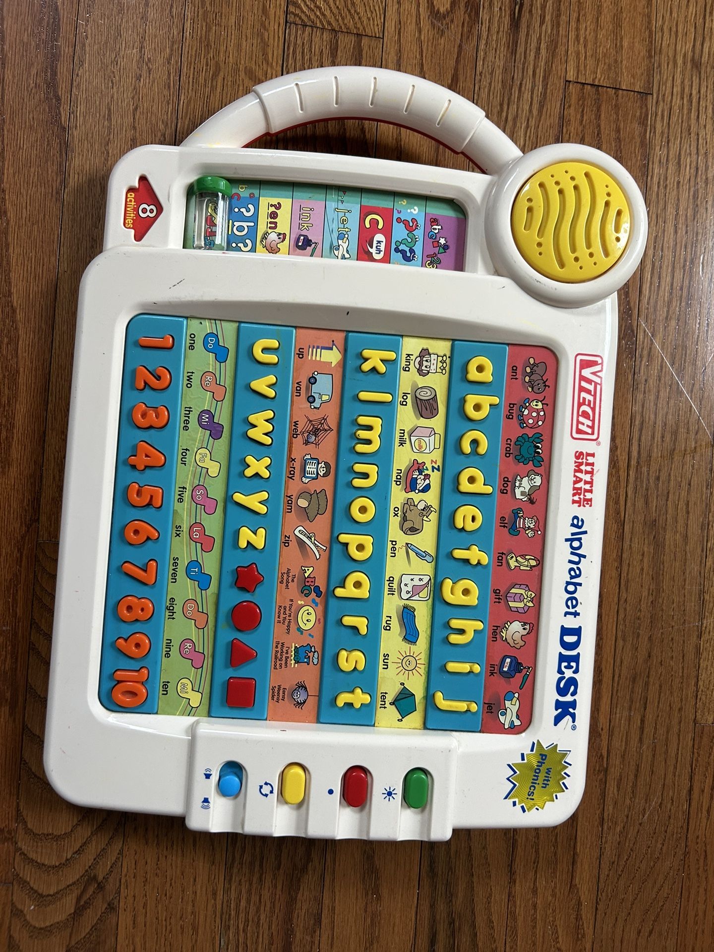 Vintage VTECH Talking Little Smart Alphabet Desk Learning Preschool WORKS