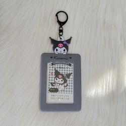 Kuromi photo keychain