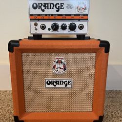 Orange Micro Terror Guitar Head and PPC108 Cabinet