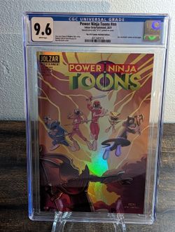 Rare Power Ninja Toons Holo #8 Of 10 Variant CGC Graded Comic Book