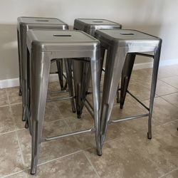 Bar Stools 26 Inch Set Of 4