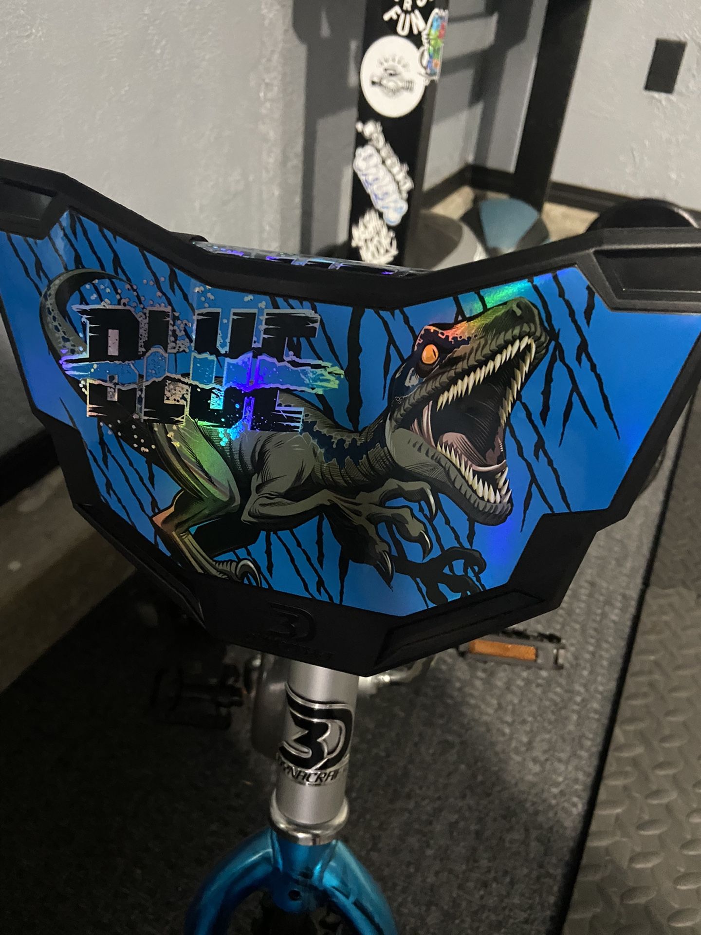 Jurassic world bike blue sale