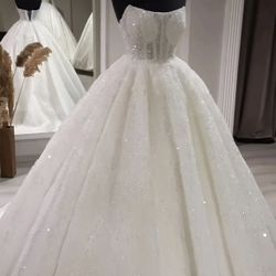 Elegant ballgown Wedding Dress