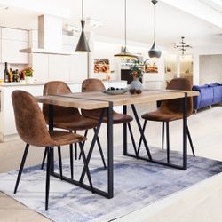 Homy Casa VEXA A 55.1" x 31.5" Dining Table for Home and Outdoor Use Open Box