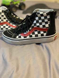 Boys Checkered Vans