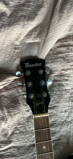 Black guitar