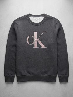 Calvin Klein Men's Heather Gray Crewneck Sweater XL NWT