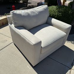 Large Cream Armchair