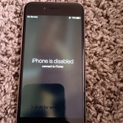 Iphone 6 Disabled (LOCKED)