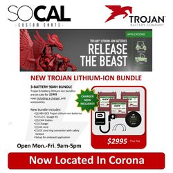 New Trojan Lithium Golf Cart Battery Kit -NEW