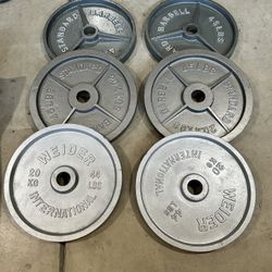 Olympic Weights 45s 270 For $240 Or $80 Each Pair 