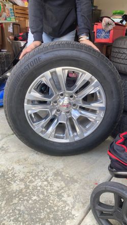 20” GMC Original Factory Yukon/Sierra Denali Rims and Tires
