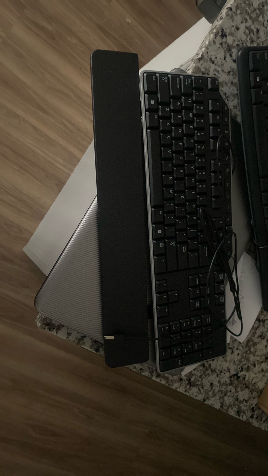 Wired Dell Keyboard With Wrist Plate