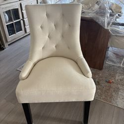 Six Upholstered Dining Chairs