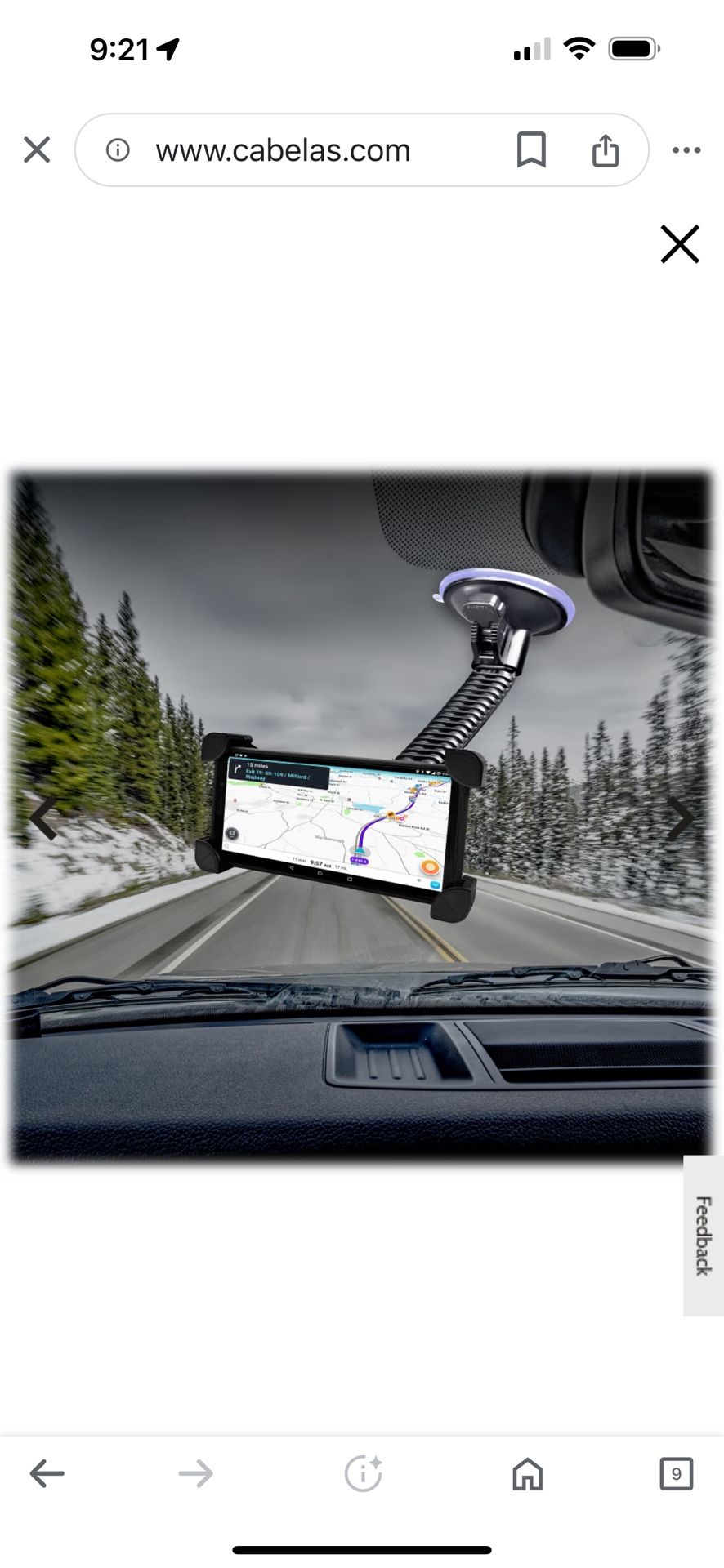 Mobile Windshield Mount