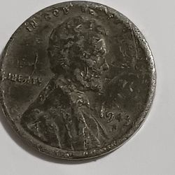 This One Is A Treasury Piece It's A (1943)Steel Penny Worth 