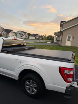 Truck bed cover & tool box