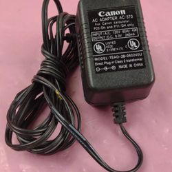 Canon AC Power Adapter AC-370 Model TEAD-28-060240U Input 120v Output 6.3v 240ma