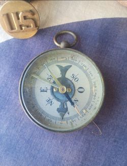 Compass Brass from Europe WWI Works Great
