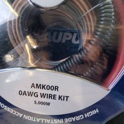 0 Gauge Amplifier Wires Kit