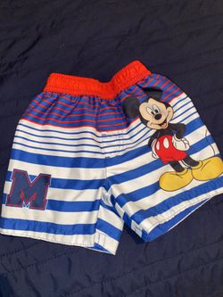 Mickey Mouse swim shorts