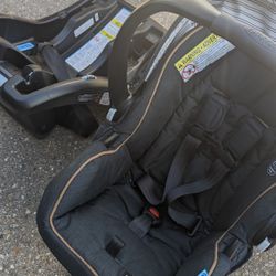 Car Seat With 2x Base