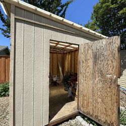 Lean-to Wood Shed/Storage Unit 12’x10’