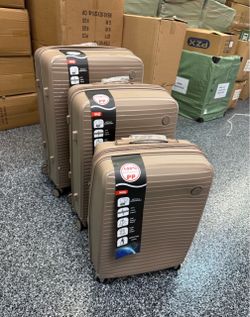 3-Piece Hardshell PP Luggage Set