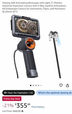 Teslong TF550 360 degrees articulating Camera