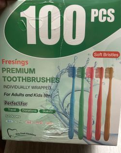 Brand New Fresings Premium Toothbrushes- 100 PCS