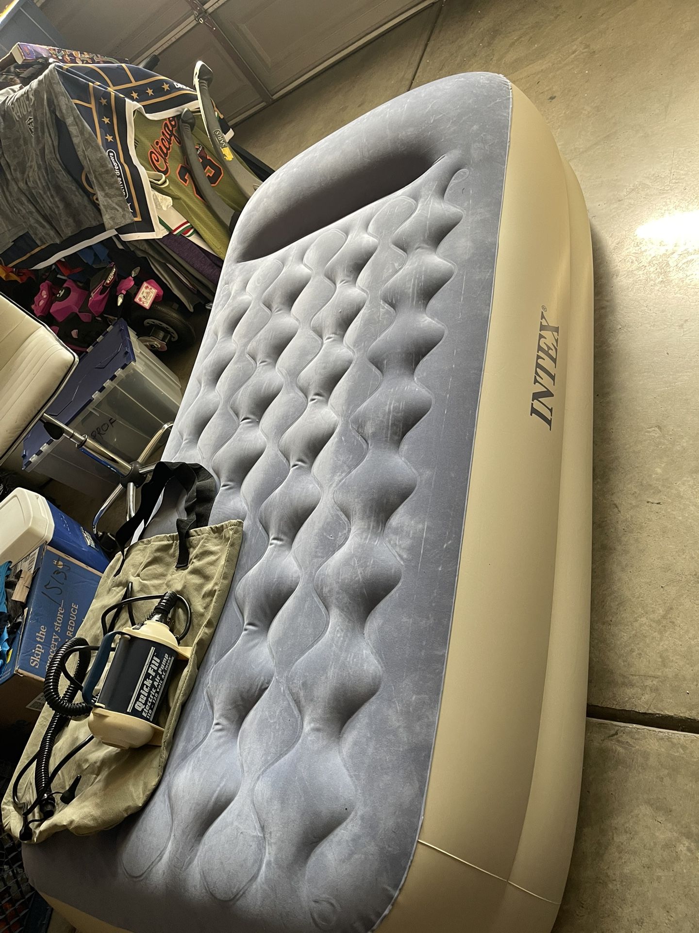 Intex Queen Air Bed Mattress With Pump