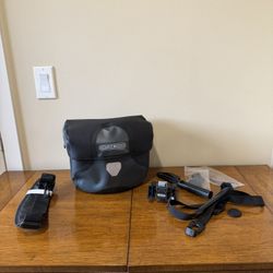 Ortlieb Ultimate Six Classic 6.5L Waterproof Handlebar Bag – Complete Set, Made in Germany 