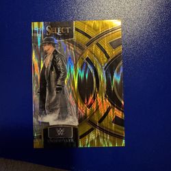2024 Panini Select WWE Undertaker Gold Wave Prizms 7/10