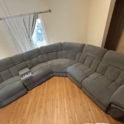 Grey Sectional Couch 