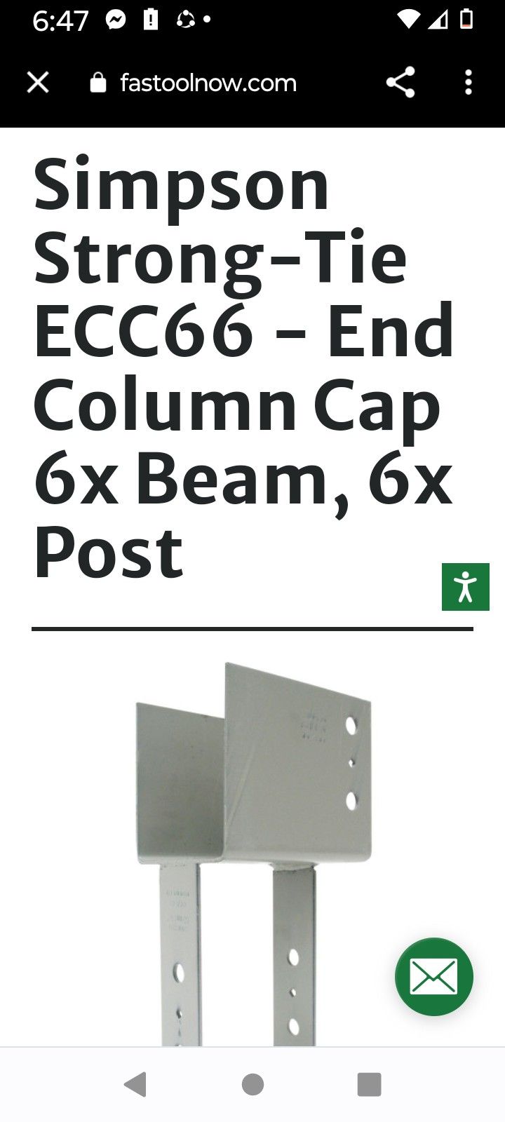 Simpson Strong Tie Ecc66 And Column Cap