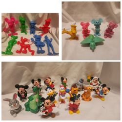Vintage Disney Molded Plastic Figures
