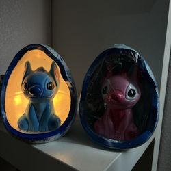 Stitch And Angel Night Lamp $20 Each 