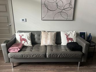 MORABO
Sofa, Grann/Bomstad gray-green/wood