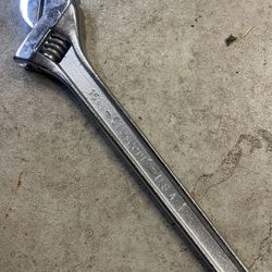 15” crescent adjustable wrench