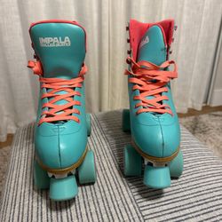 Impala Sidewalk Roller Skates Womens Size 9 Aqua w/ Original Box