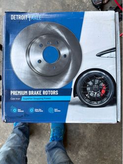 2001 front Toyota Tacoma rotors